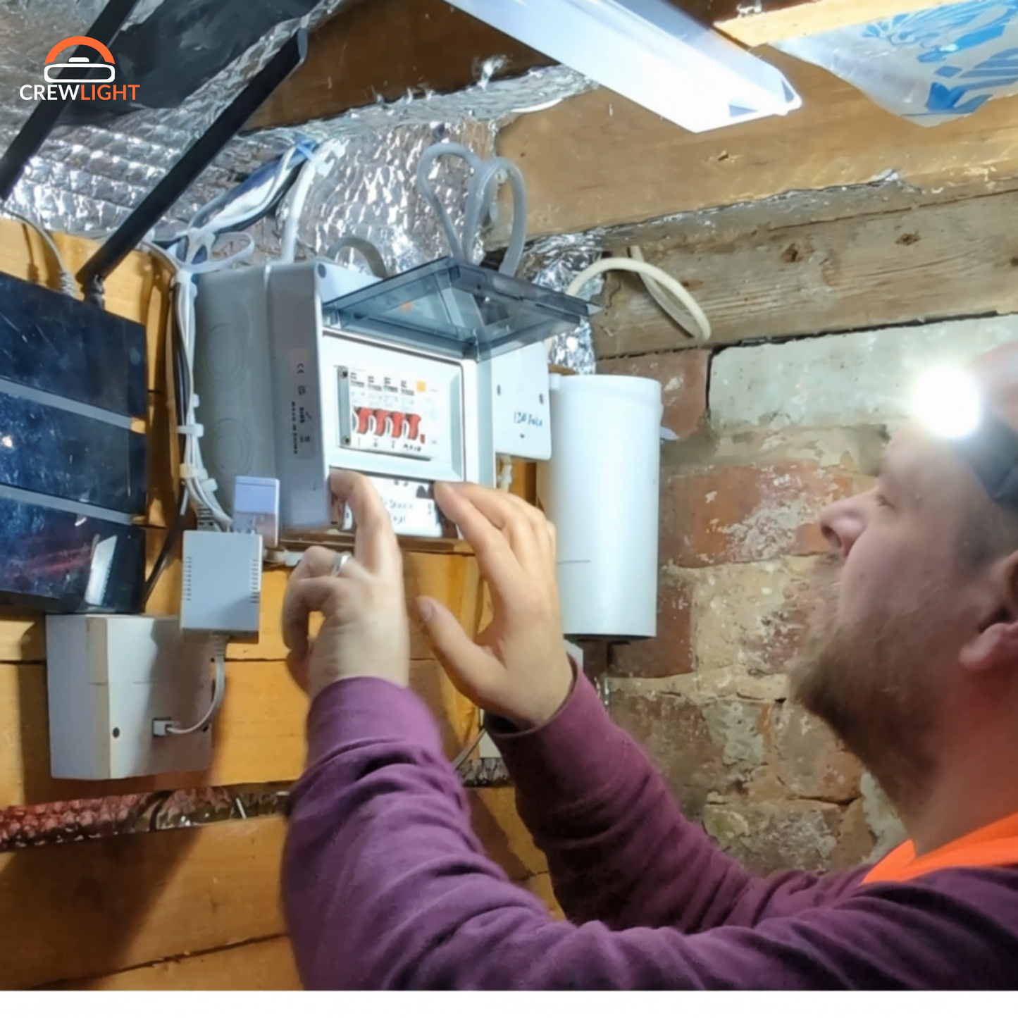 CrewLight™ See your entire workspace, Both hands free